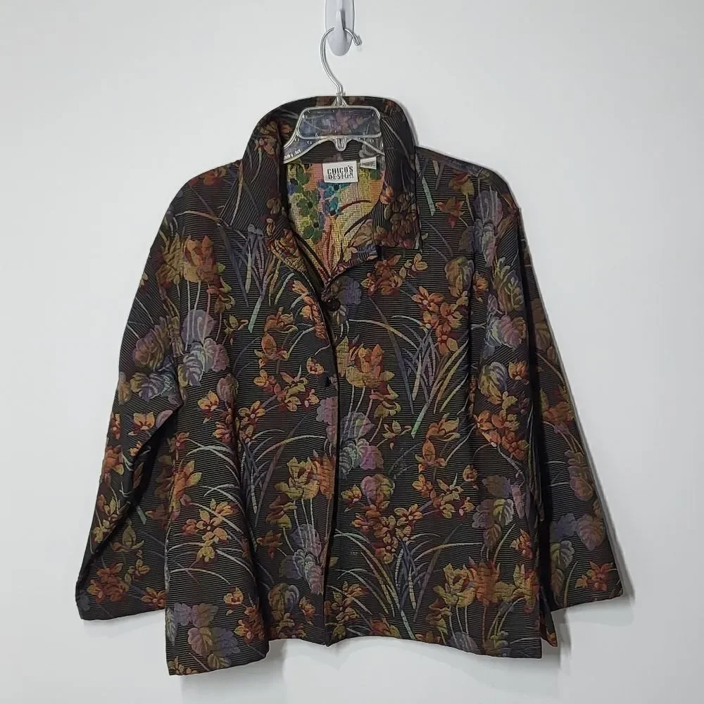 Chico's Floral Women's Jacket
